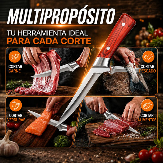 ChefMaster™ Cuchillo Profesional con Estuche🔪🥝