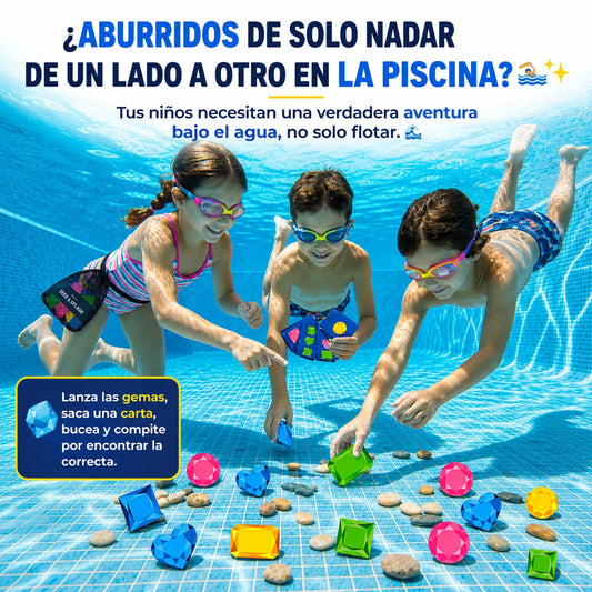 GemSplash™ Juego Submarino con Gemas de Colores 🏊♂️