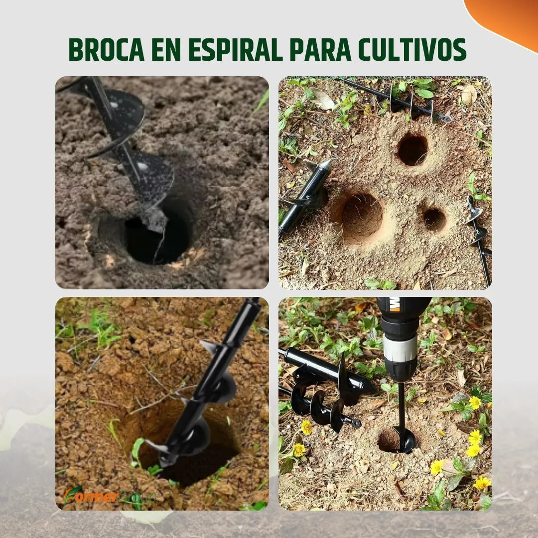 GroundDrill™ Perforador de Tierra para Taladro
