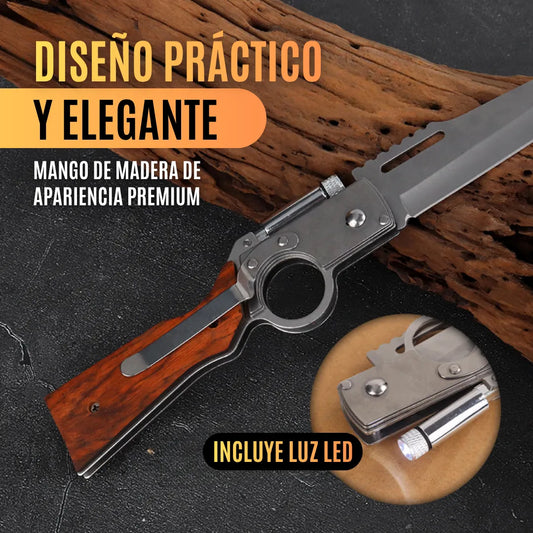 FlashEdge - Navaja plegable con luz LED