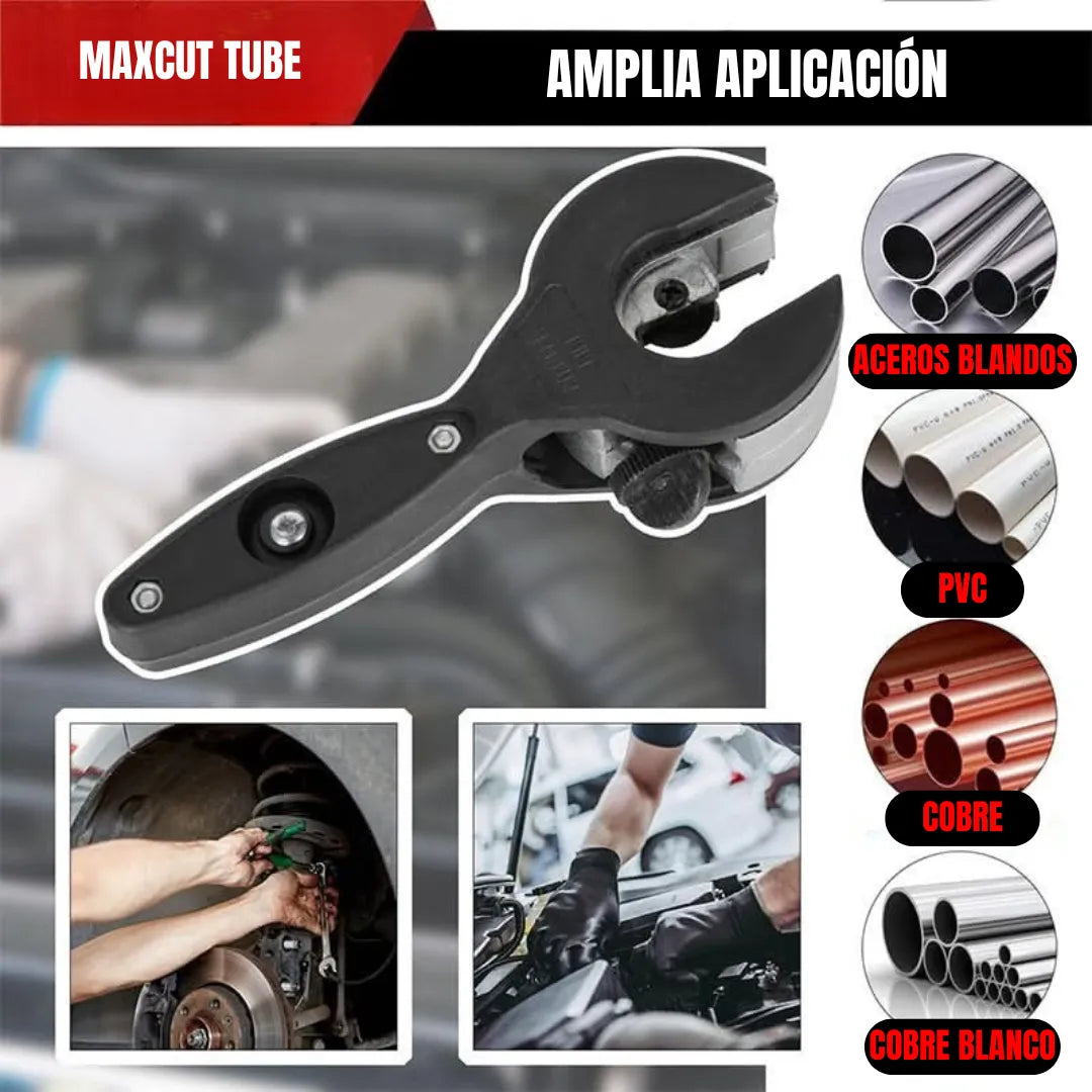 MaxCut Tube™ Cortador de tubos de 3 piezas con trinquete