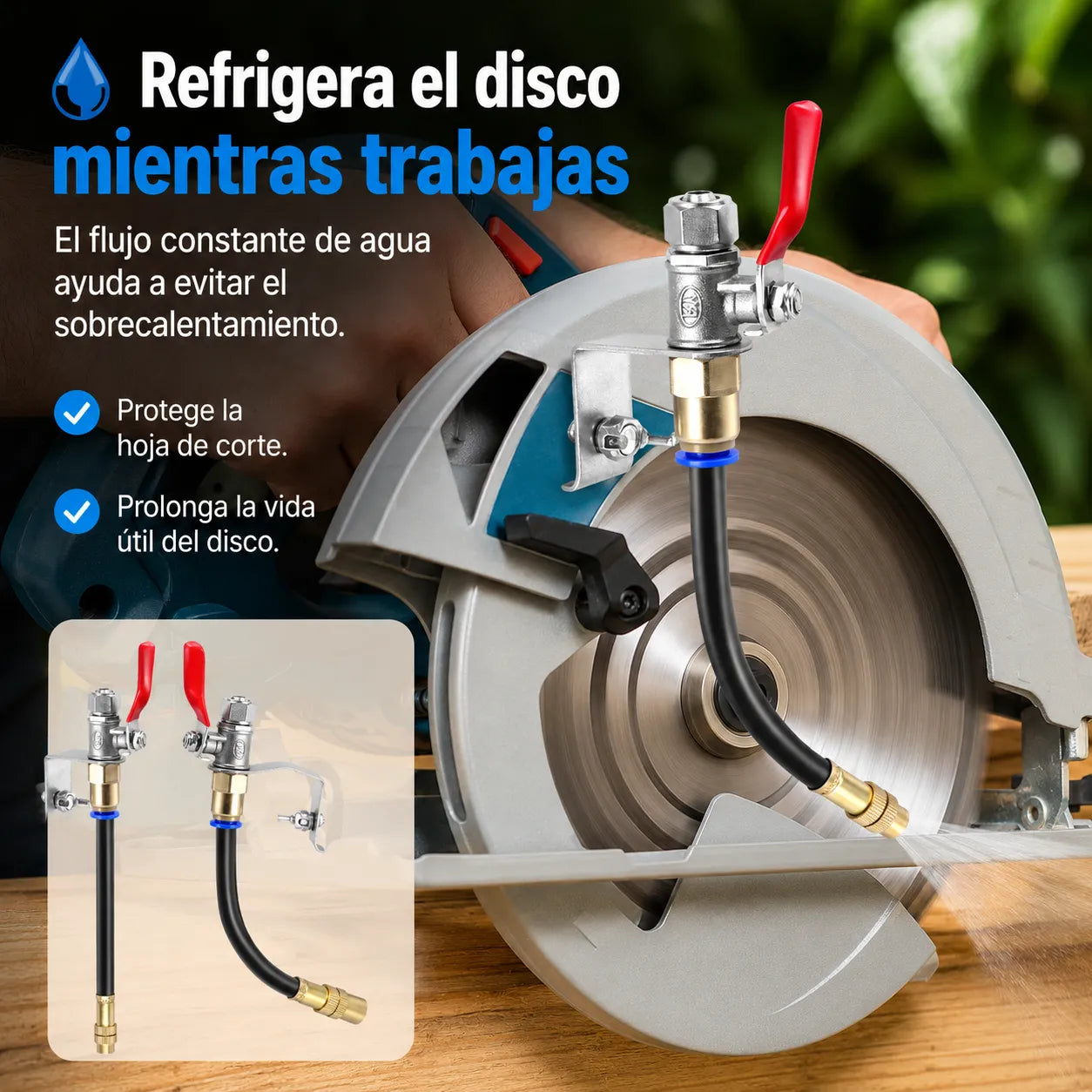 DustMist Pro™ Accesorio pulverizador de agua para amoladora