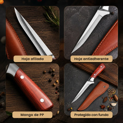 ChefMaster™ Cuchillo Profesional con Estuche🔪🥝