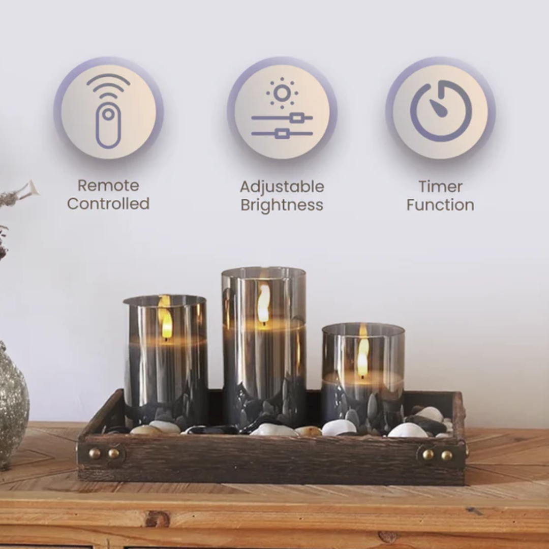 Lumacandles® Juego de velas sin llama