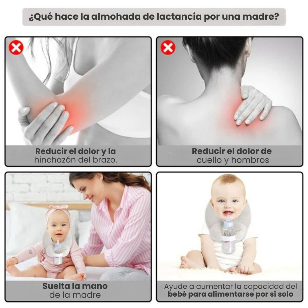 Comfyfeed™: Almohada de lactancia manos libres y apoyo ergonómico⭐