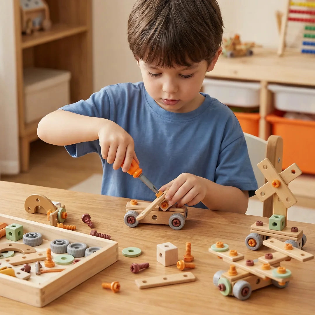 MasterBuilder Kit™: Set de construcción 59 piezas