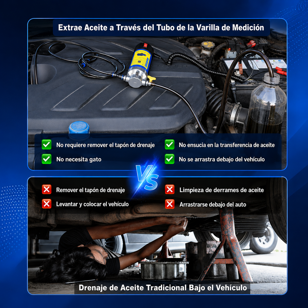 🛢️ OilPump Pro™ Bomba Extractora de Aceite Portátil 🚗✨
