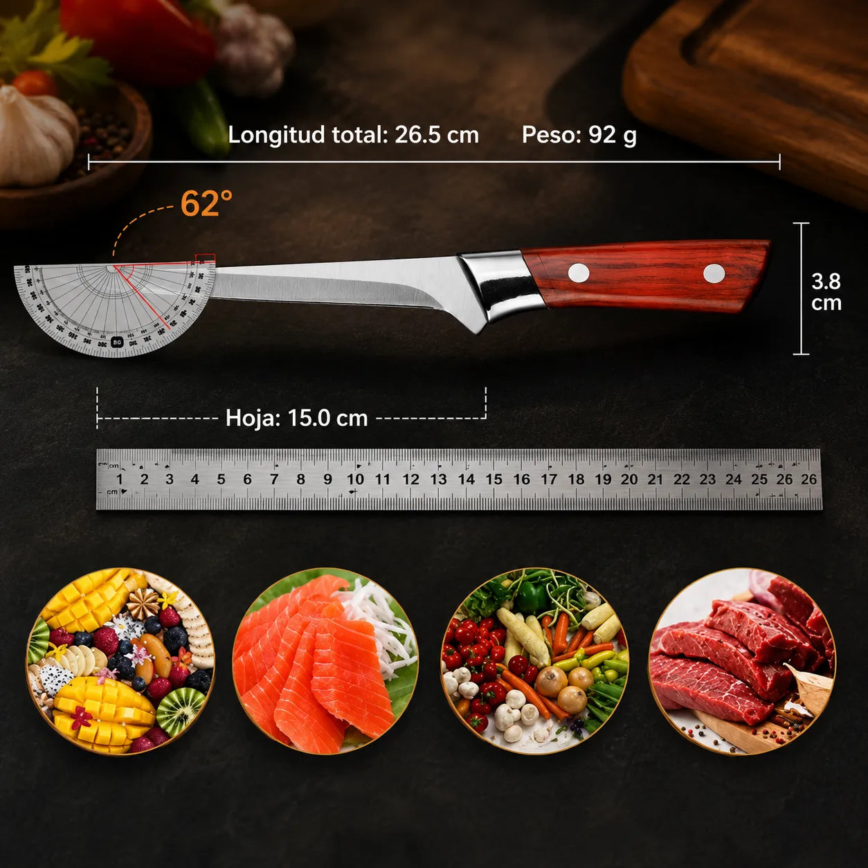 ChefMaster™ Cuchillo Profesional con Estuche🔪🥝