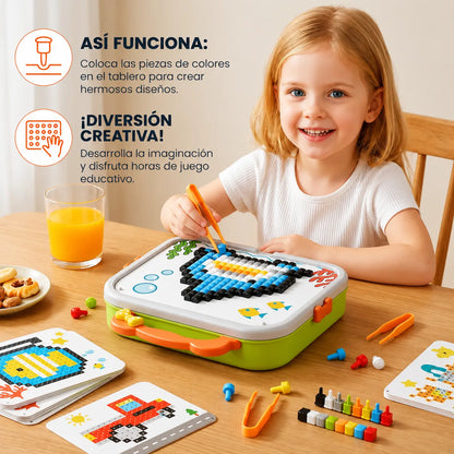 MosaicCraft™ Juego de Mosaico Montessori para Niños👨‍👩‍👧‍👦🧩