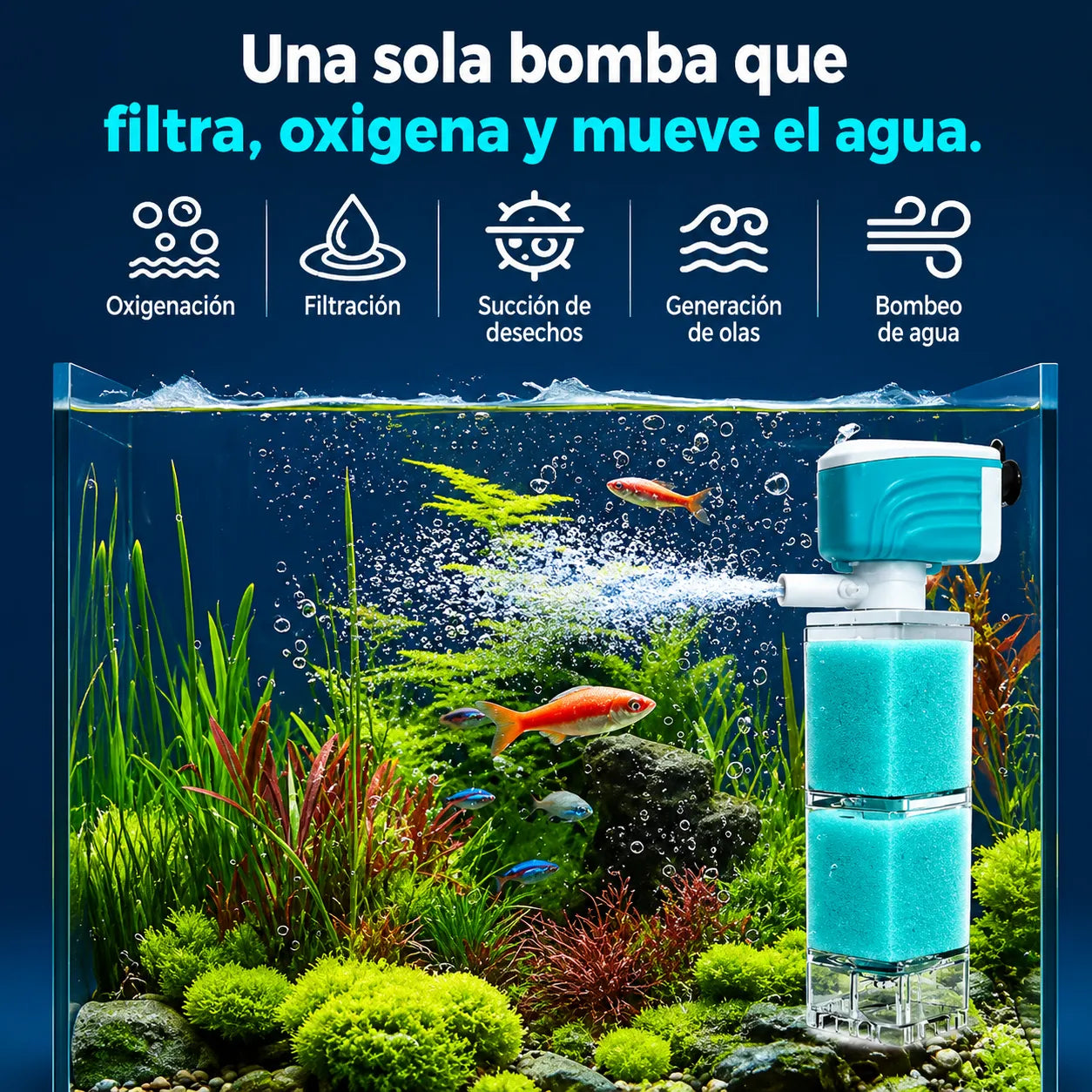 🐟 AquaFlow Pro™ Filtro Automático Silencioso para Acuarios💧