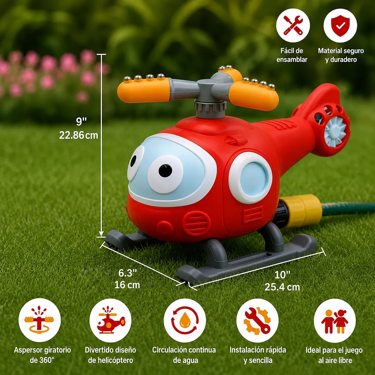 🚁 HydroStrike Pro™ Juego de Béisbol con Rociador de Agua