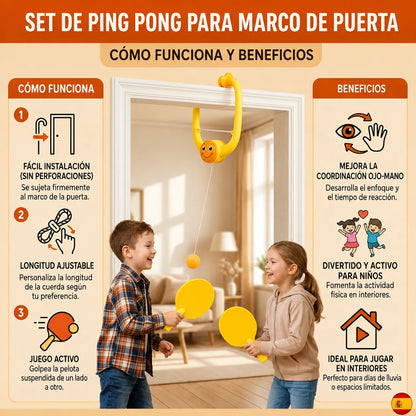 🏓Pong Pro™ Juego de Pingpong-Colgante