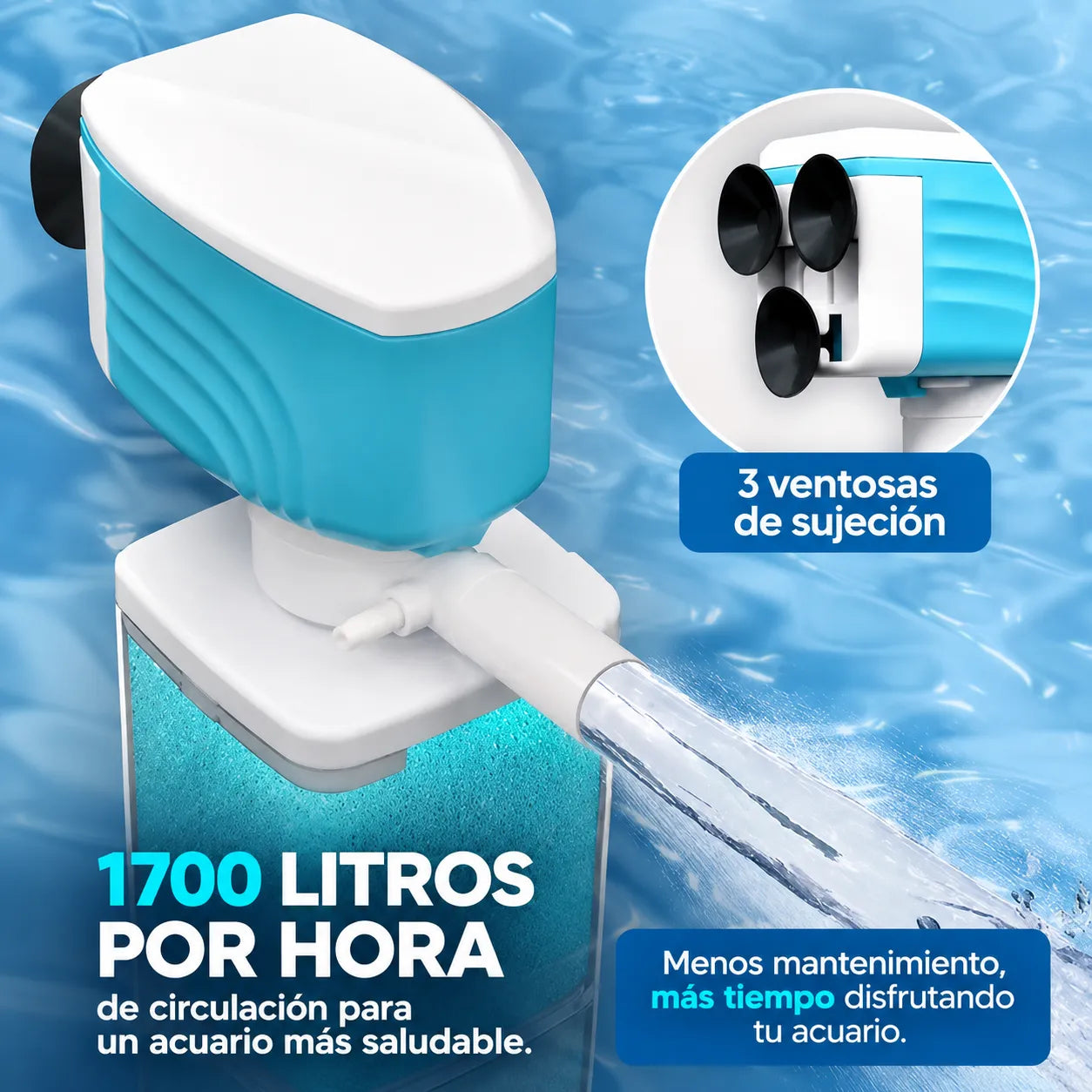 🐟 AquaFlow Pro™ Filtro Automático Silencioso para Acuarios💧