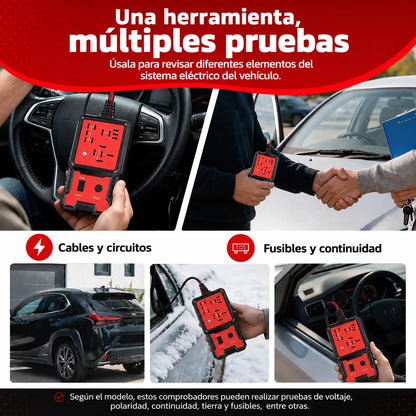 TestCarPro™ Comprobador de circuitos automotrices