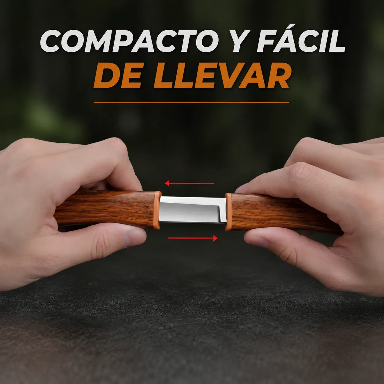 DualEdge™ Juego de Cuchillos Dobles 2 en 1 con Mango de Madera🗡️