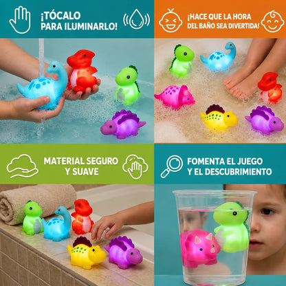 DinoGlow™ Juguetes Luminosos de Dinosaurio (Oferta Paga 2 Lleva 4)