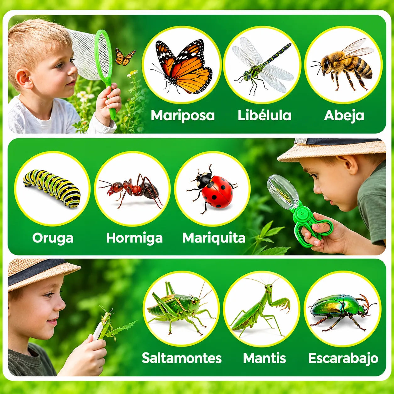 🌿BugExplorer Pro™ Kit de Exploración de Insectos