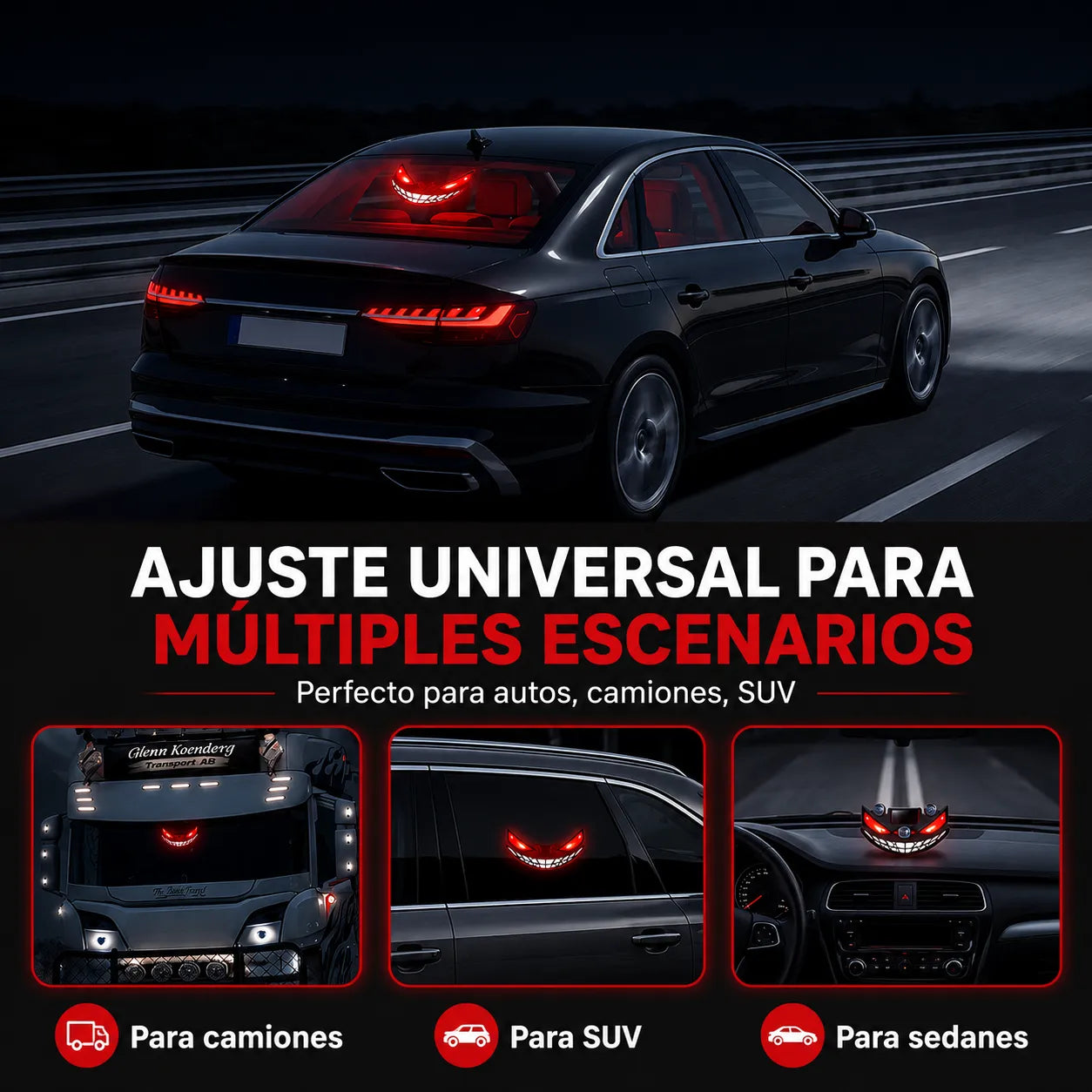 DevilEye Solar™ Luz de Advertencia con Panel Solar para carro🚨🚗