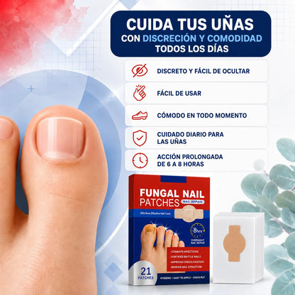 DermaPatch Pro™ Parches antifúngico para hongos (21 Unidades) 🦶