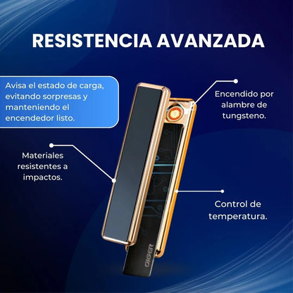 Luminara™ | Encendedor Resistente al viento y salpicaduras Negro UPSELL