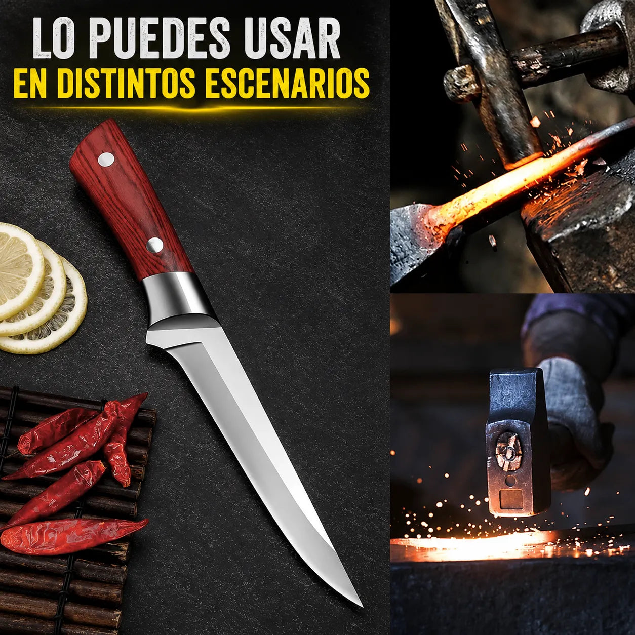 ProCut™ Cuchillo Profesional con Funda Protectora🔪