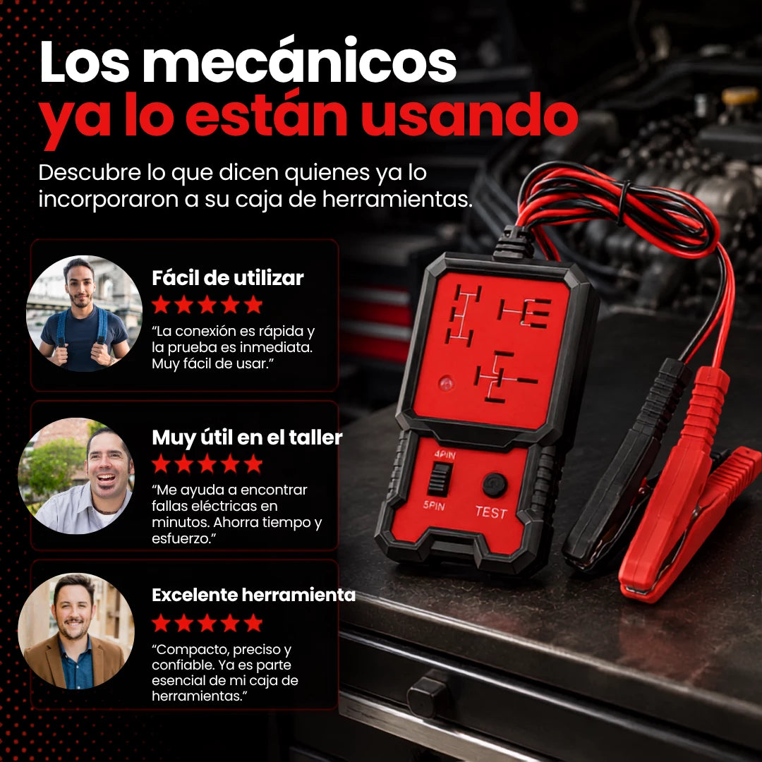 TestCarPro™ Comprobador de circuitos automotrices