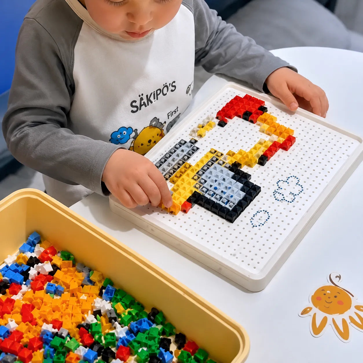 MosaicCraft™ Juego de Mosaico Montessori para Niños👨‍👩‍👧‍👦🧩