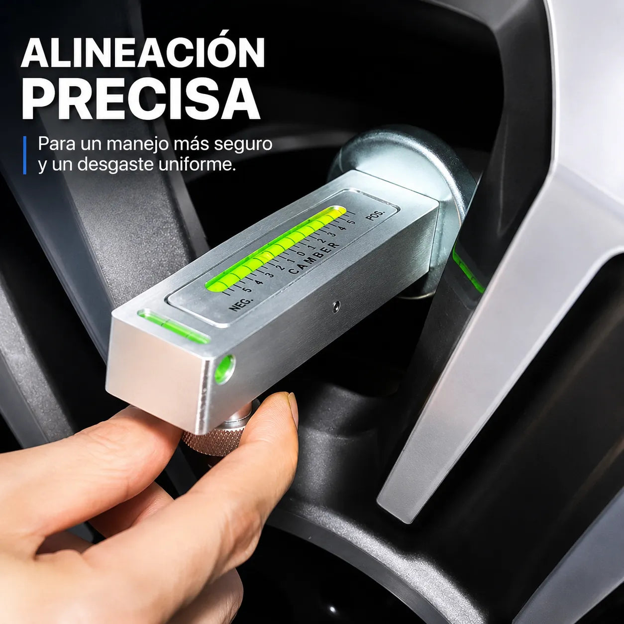 🧲 CamberGauge Pro™ Nivel Magnético para Alineación de Ruedas 🚗✨
