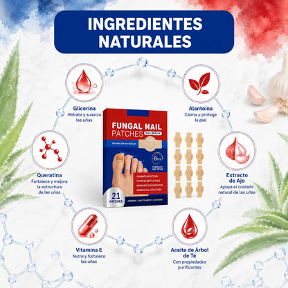 DermaPatch Pro™ Parches antifúngico para hongos (21 Unidades) 🦶