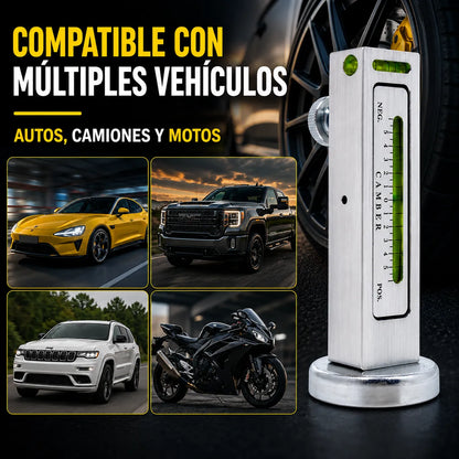 🧲 CamberGauge Pro™ Nivel Magnético para Alineación de Ruedas 🚗✨