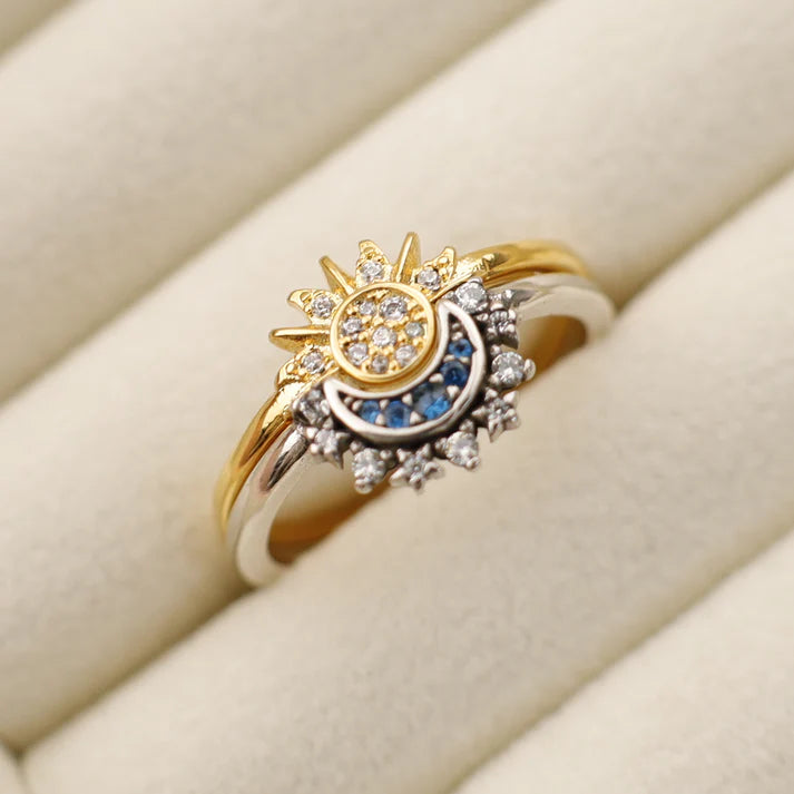 EclipRing™ Anillo Duo Sol Y Luna Par de Anillos