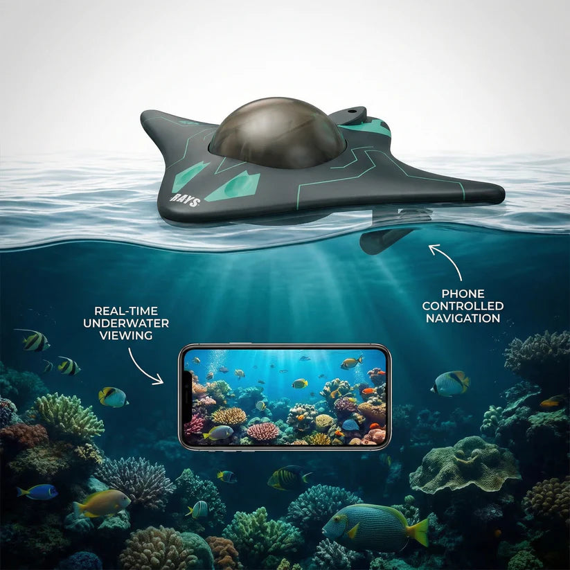 AquaVision™ Dron acuático controlado por app
