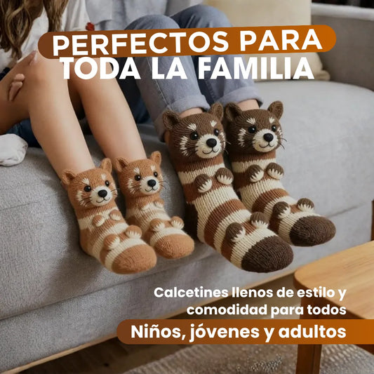 BeastieToes™ Calcetines de animales tejidos en 3D