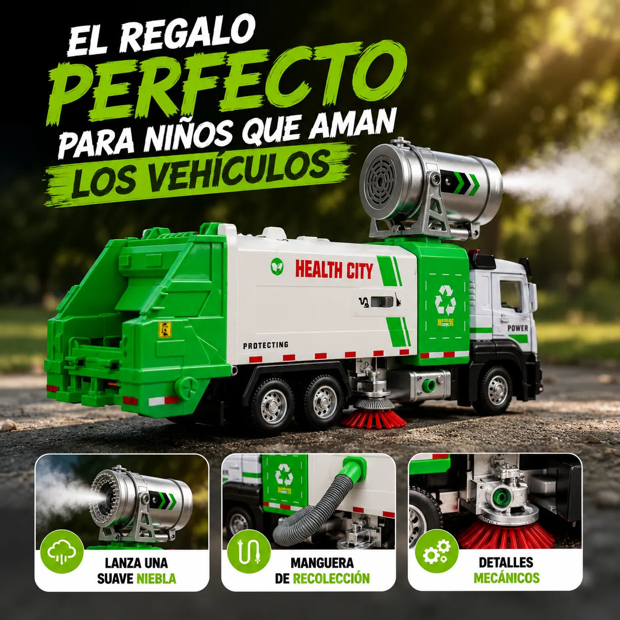 TruckMission FX™ Camión de Limpieza Interactivo