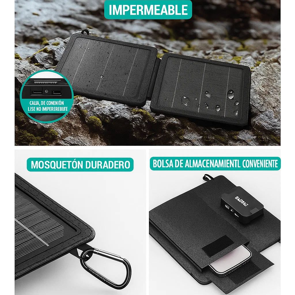 Charge Max™ Cargador Solar Portátil