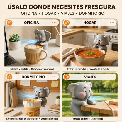 🐘CoolFan Elephant™ Ventilador para Comidas y bebidas