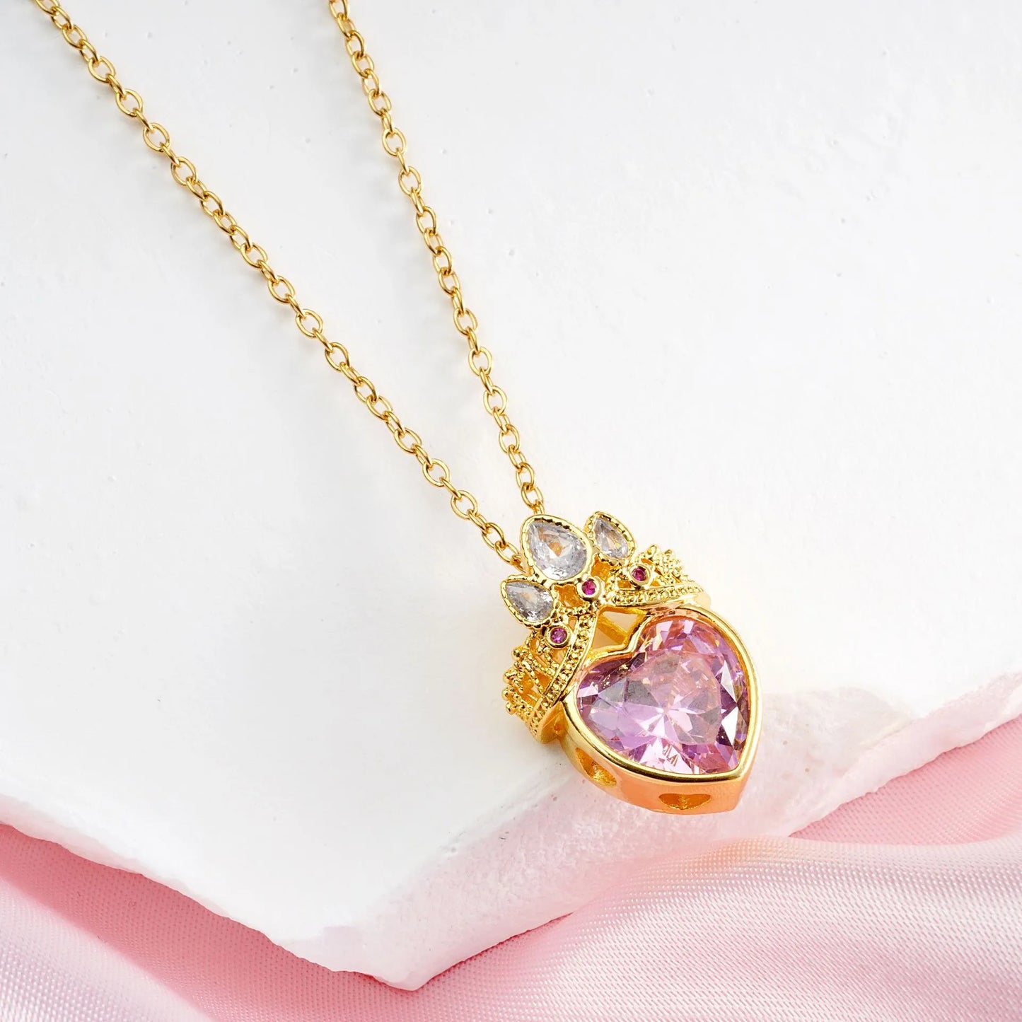 Collar Princesa Rapunzel + Tarjeta y Caja de Regalo