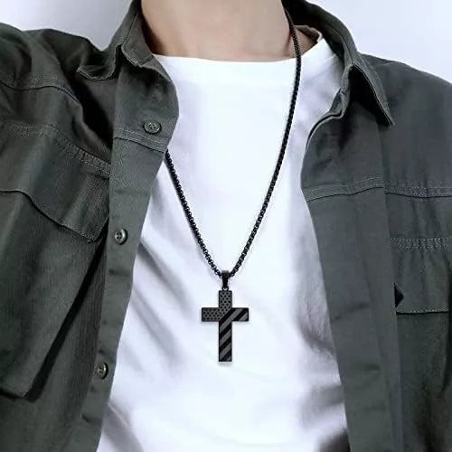 DarkFaith™ Collar Cruz de Protección