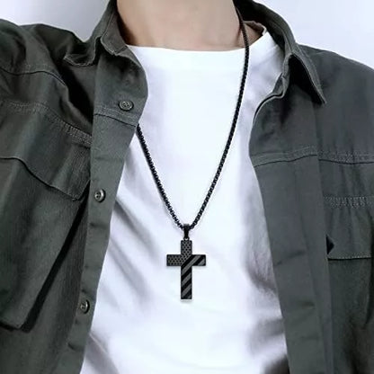 DarkFaith™ Collar Cruz de Protección