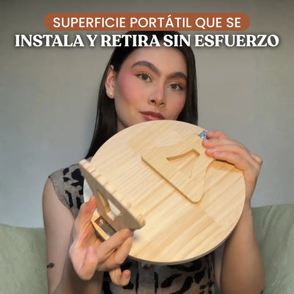 ComfyHold™ Bandeja Plegable de Madera