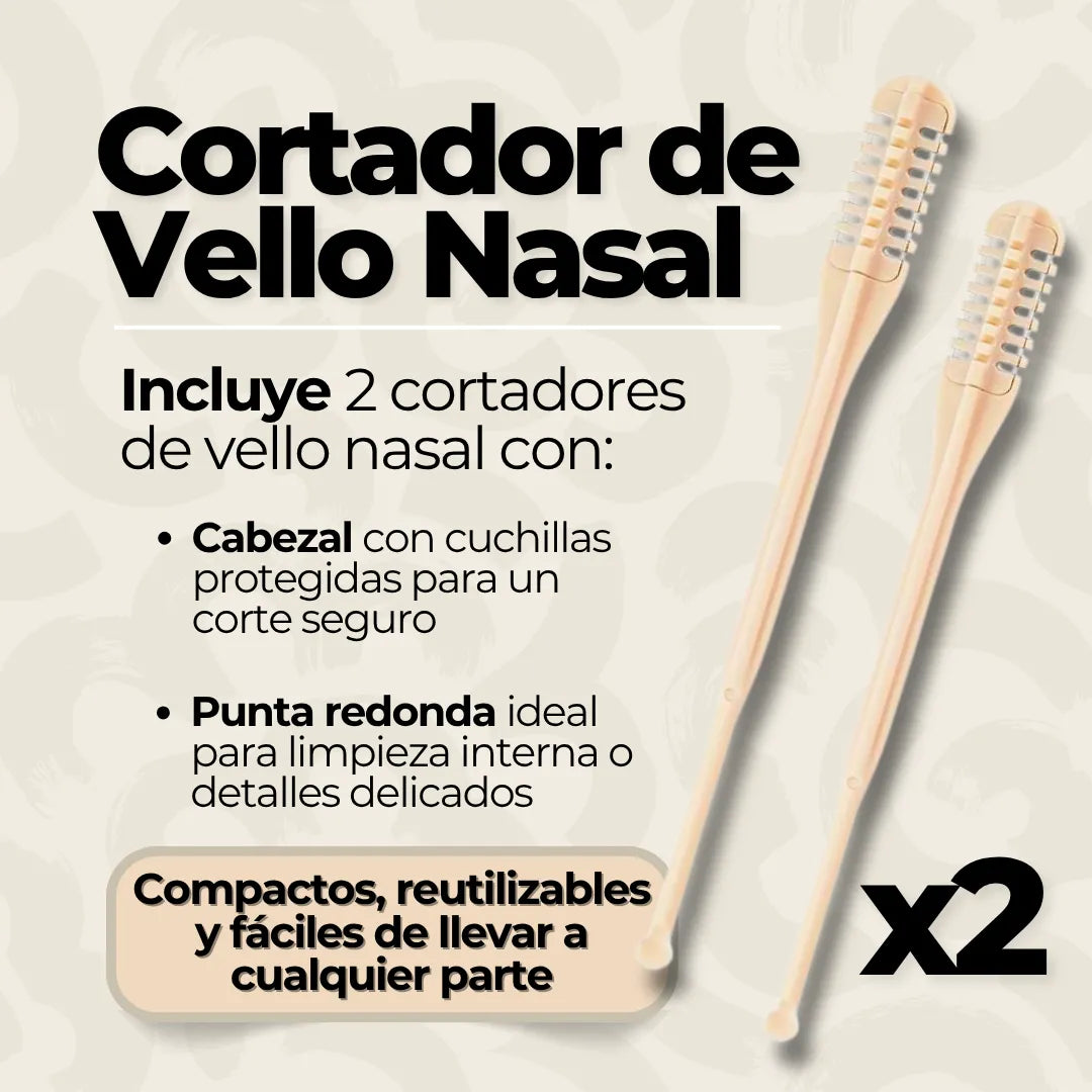 PureNose® Cortador de vello nasal x2 Unidades