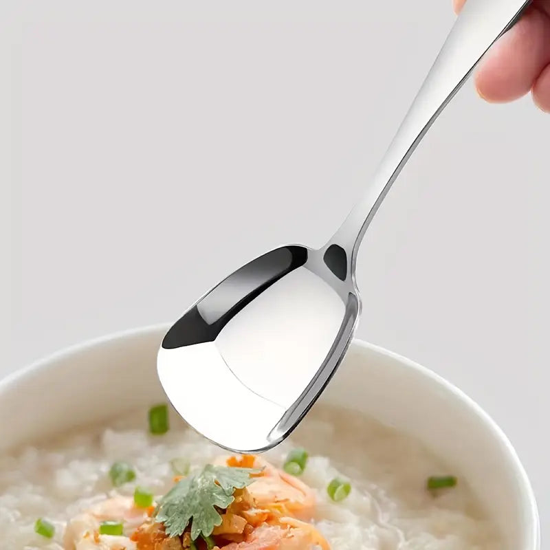 LuxeSpoon™ Cucharas Cuadradas de Acero Inoxidable (2 Unidades) -