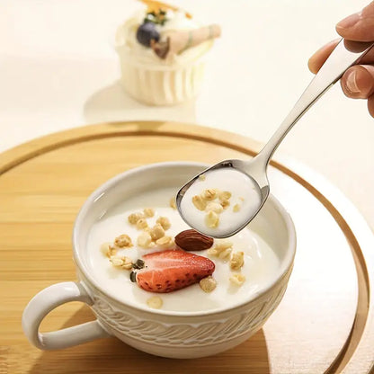 LuxeSpoon™ Cucharas Cuadradas de Acero Inoxidable (2 Unidades) -