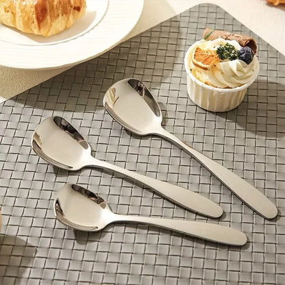 LuxeSpoon™ Cucharas Cuadradas de Acero Inoxidable (2 Unidades) -