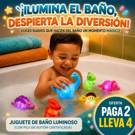 DinoGlow™ Juguetes Luminosos de Dinosaurio (Oferta Paga 2 Lleva 4)
