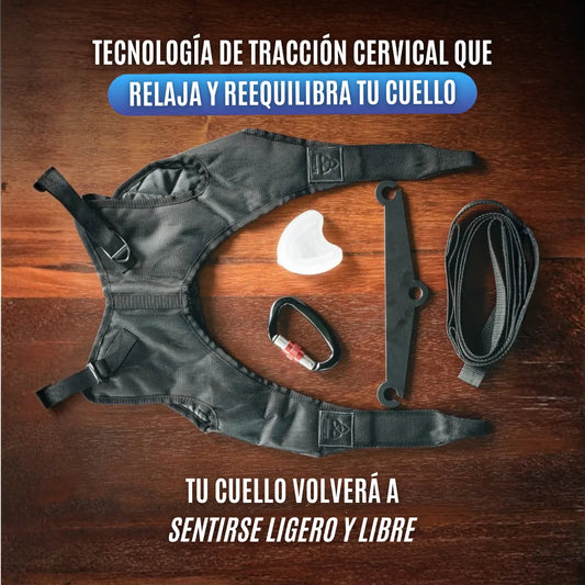 FlexiNeck™ Estirador de Cuello Portátil
