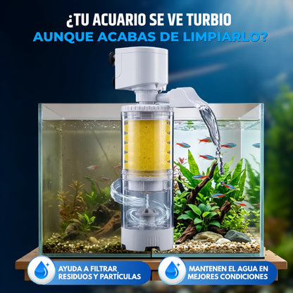 FreshTank Pro™ Filtro Ultrasilencioso y Purificador para Acuarios 💧✨