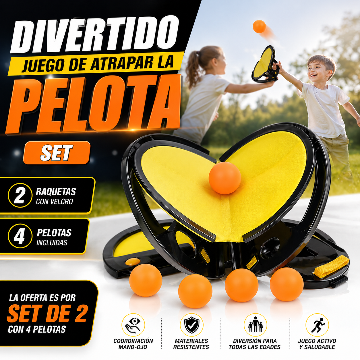 CatchMaster Pro Set de Juego Atrapa la pelota