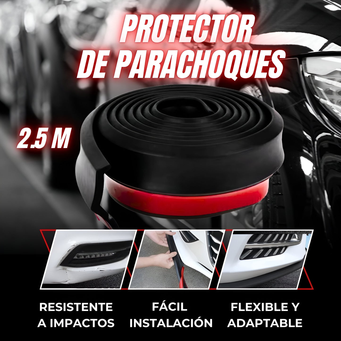 Lip Skirt Protector Parachoques para Carro