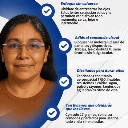 Lentes de Lectura Multifocales + Estuche